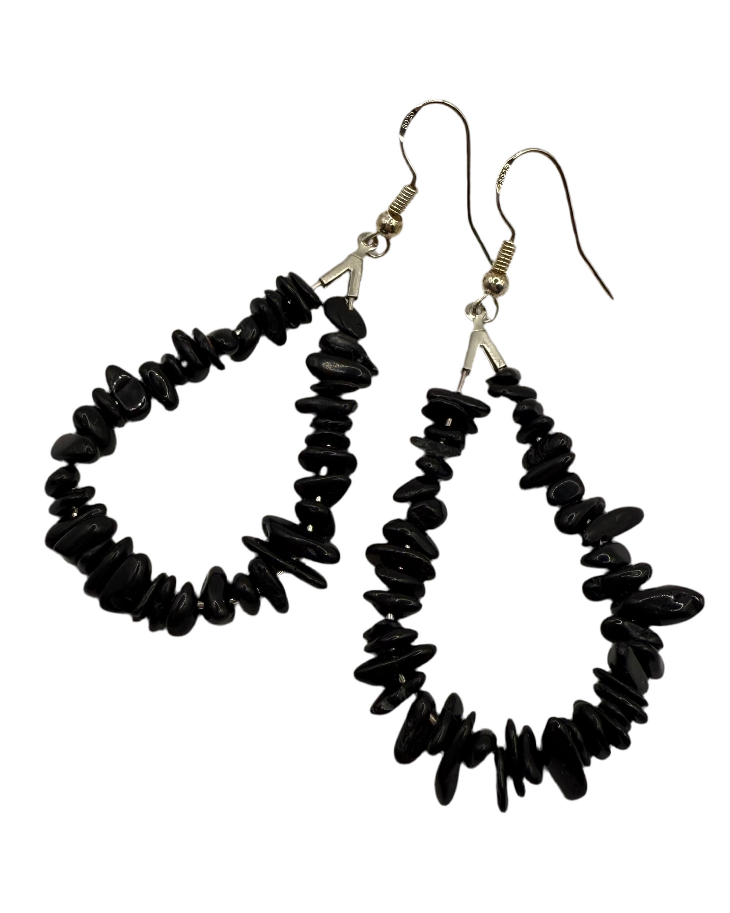 Black Stone Oorbellen