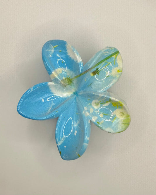 Bali Clip - Flower Blue