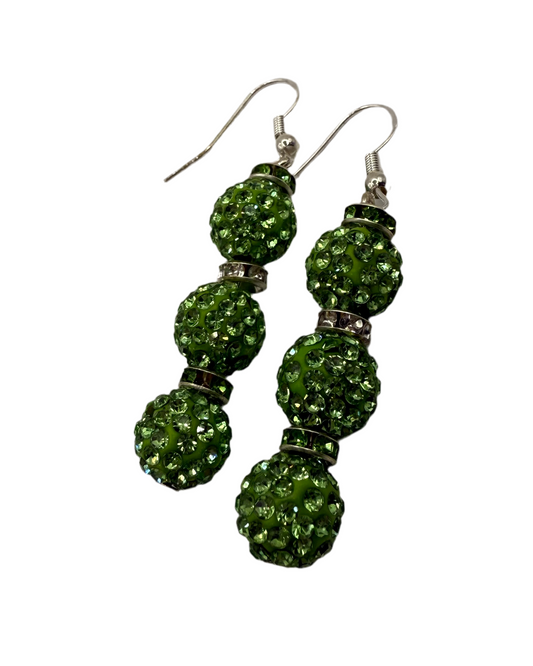 Sparkle Oorbellen - Groen