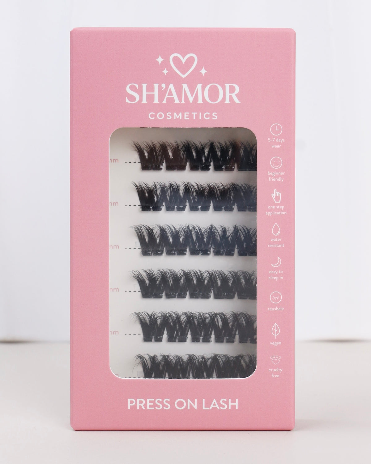 8mm t/m 12mm - Press-on Lashes - Bad & Boujee